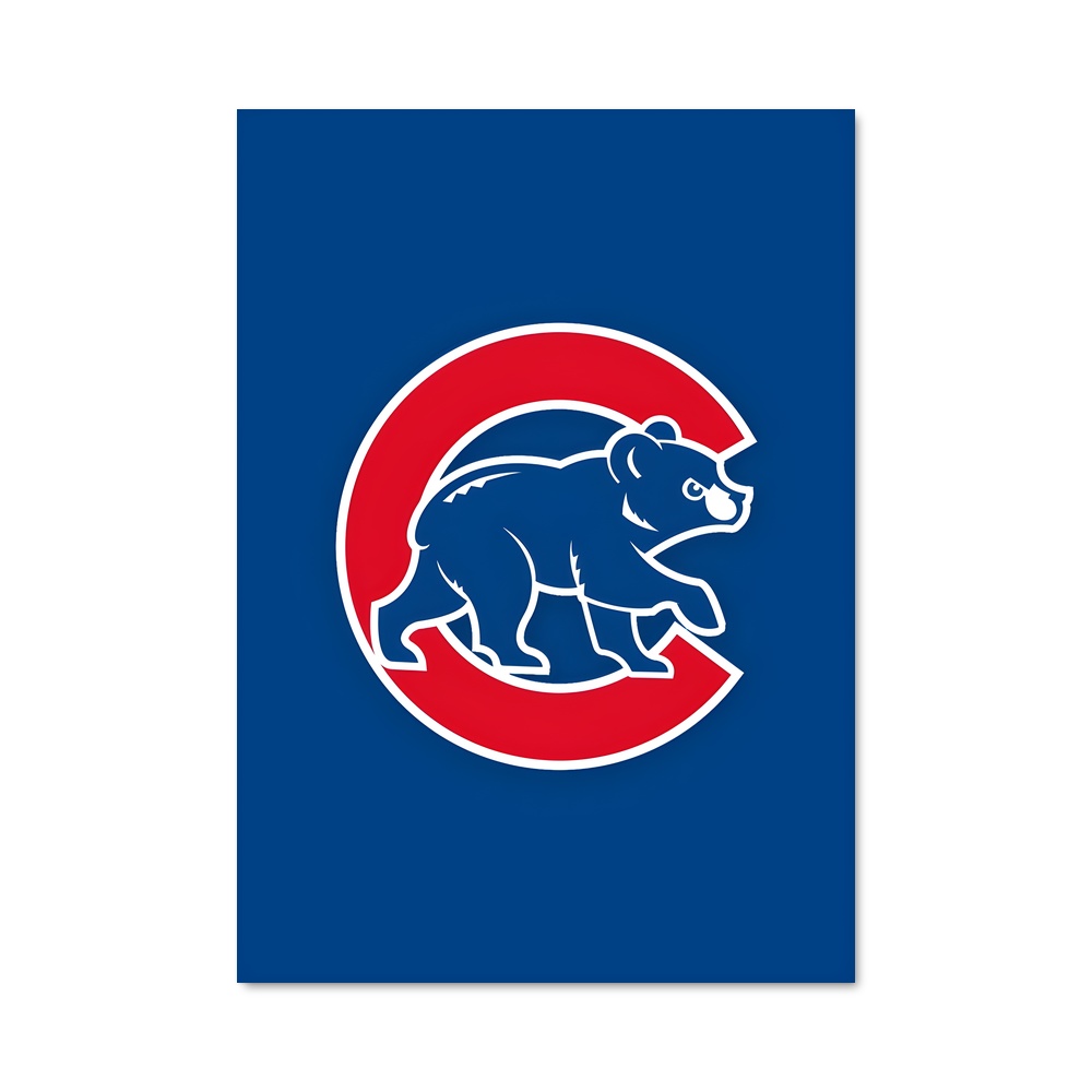Poster Cubs Nation – affiche Baseball